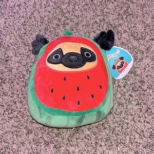 pug watermelon squishmallow